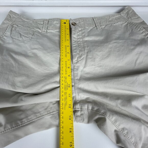 Old Navy Pants Mens 38x31* Khakis‎ Beige Flat Front Baggy Cotton Casual Trousers - Picture 10 of 14
